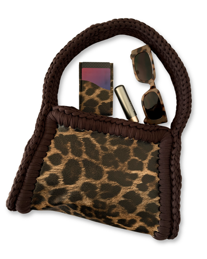 Circe Mini Leopardata Marrone
