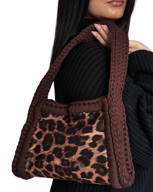 Circe Mini Leopardata Marrone