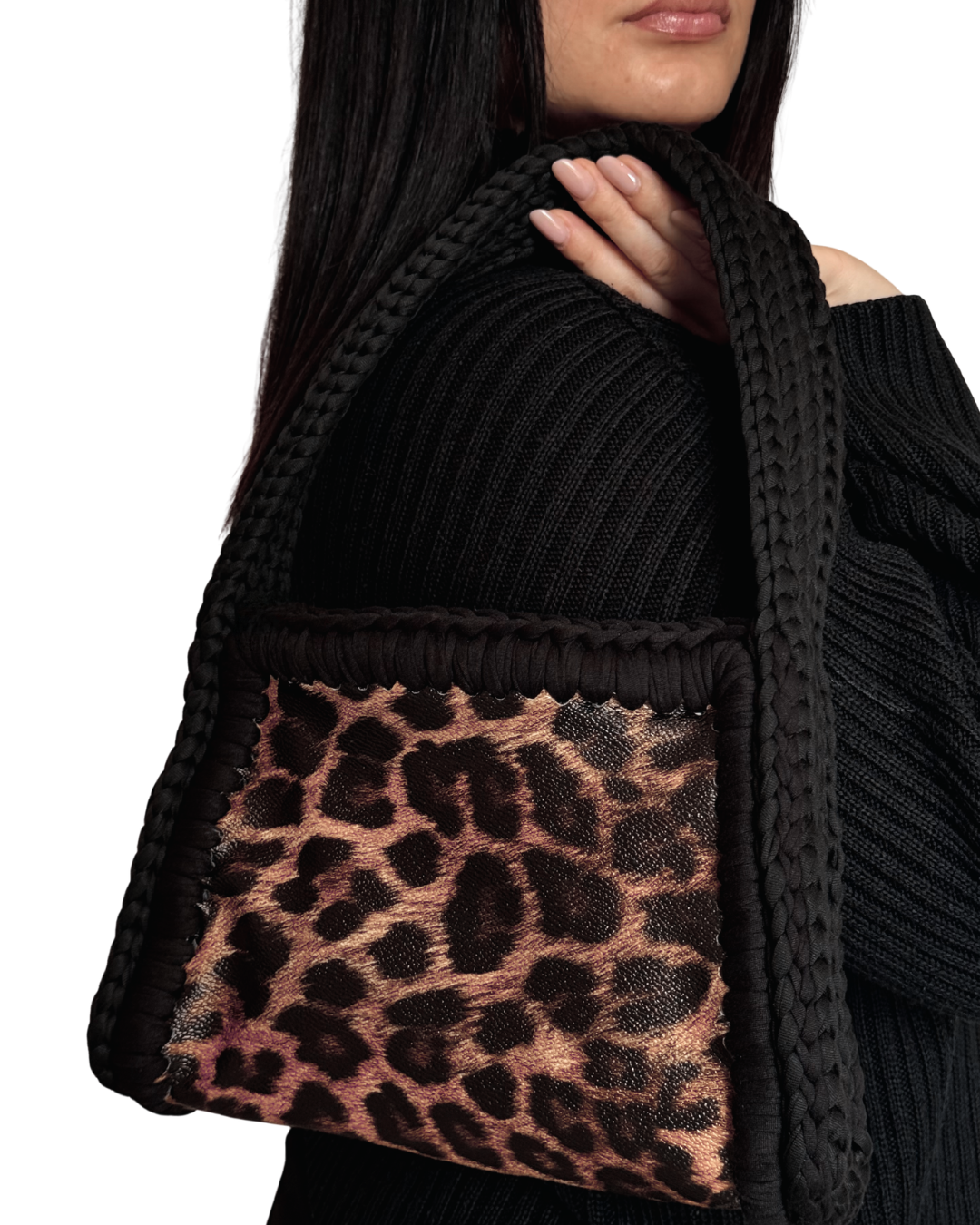 Circe Mini Leopardata Nera